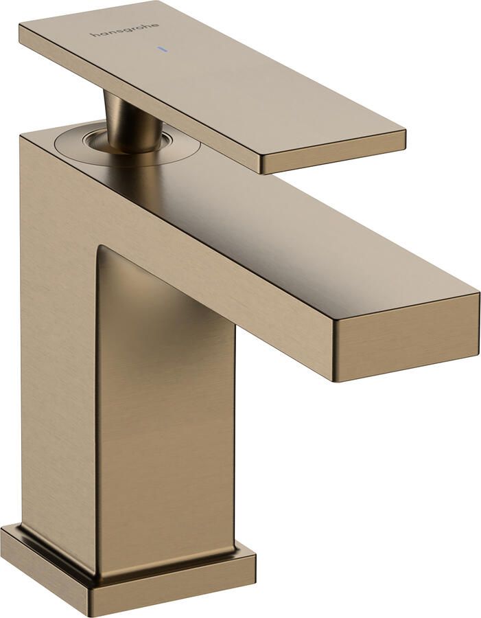 Hansgrohe Tecturis E fonteinkraan 80 met rechte greep voor koud water of vooraf ingestelde watertemperatuur zonder waste Brushed Bronze