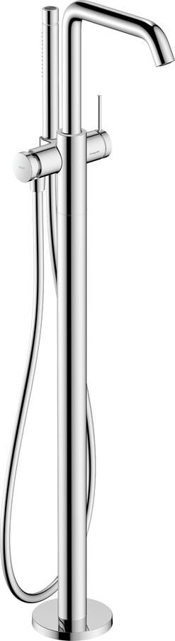 Hansgrohe Tecturis S ééngreeps badmengkraan vloergemonteerd chroom
