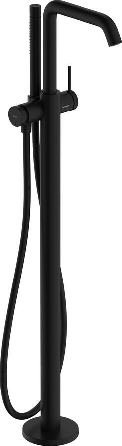 Hansgrohe Tecturis S ééngreeps badmengkraan vloergemonteerd mat zwart