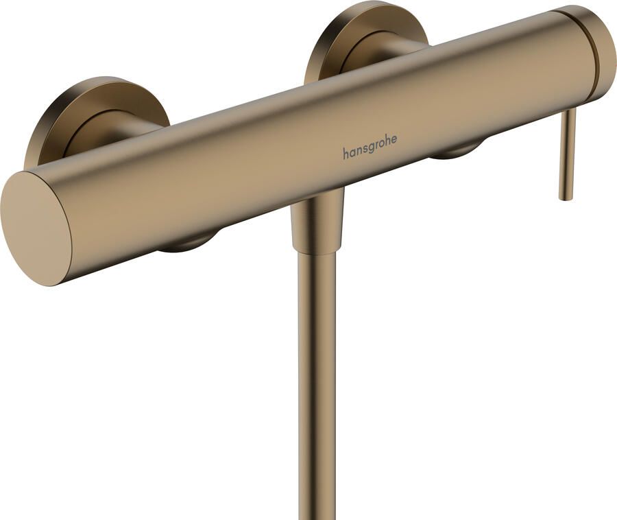 Hansgrohe Tecturis S ééngreeps douchekraan opbouw Brushed Bronze