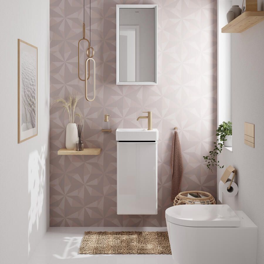Hansgrohe Inc. Tweedekans Hansgrohe Tecturis S Wastafelmengkraan 80 CoolStart Brushed Bronze 05813