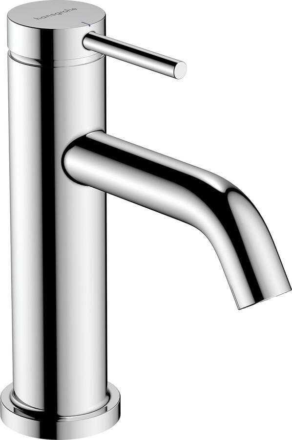 Hansgrohe Tecturis S fonteinkraan 80 met rechte greep voor koud water of vooraf ingestelde watertemperatuur zonder waste chroom
