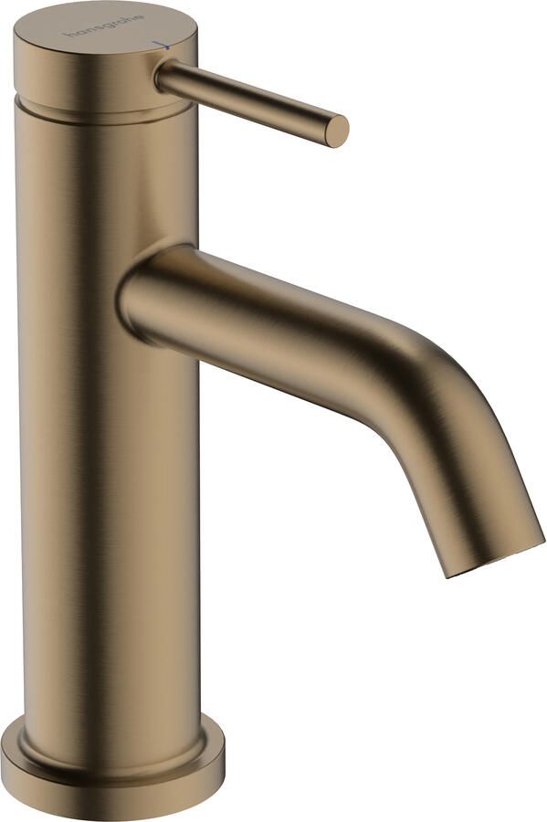 Hansgrohe Tecturis S fonteinkraan 80 met rechte greep voor koud water of vooraf ingestelde watertemperatuur zonder waste Brushed Bronze