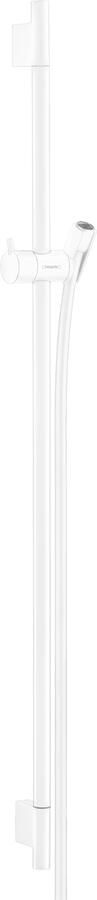 Hansgrohe Unica UnicaS Puro glijstang 90cm m. Isiflex`B doucheslang 160cm mat wit 28631700