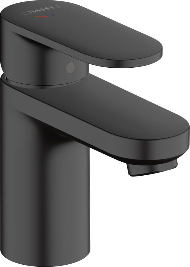 Hansgrohe Vernis Blend ééngreeps wastafelmengkraan 70 CoolStart met afvoerplug mat zwart