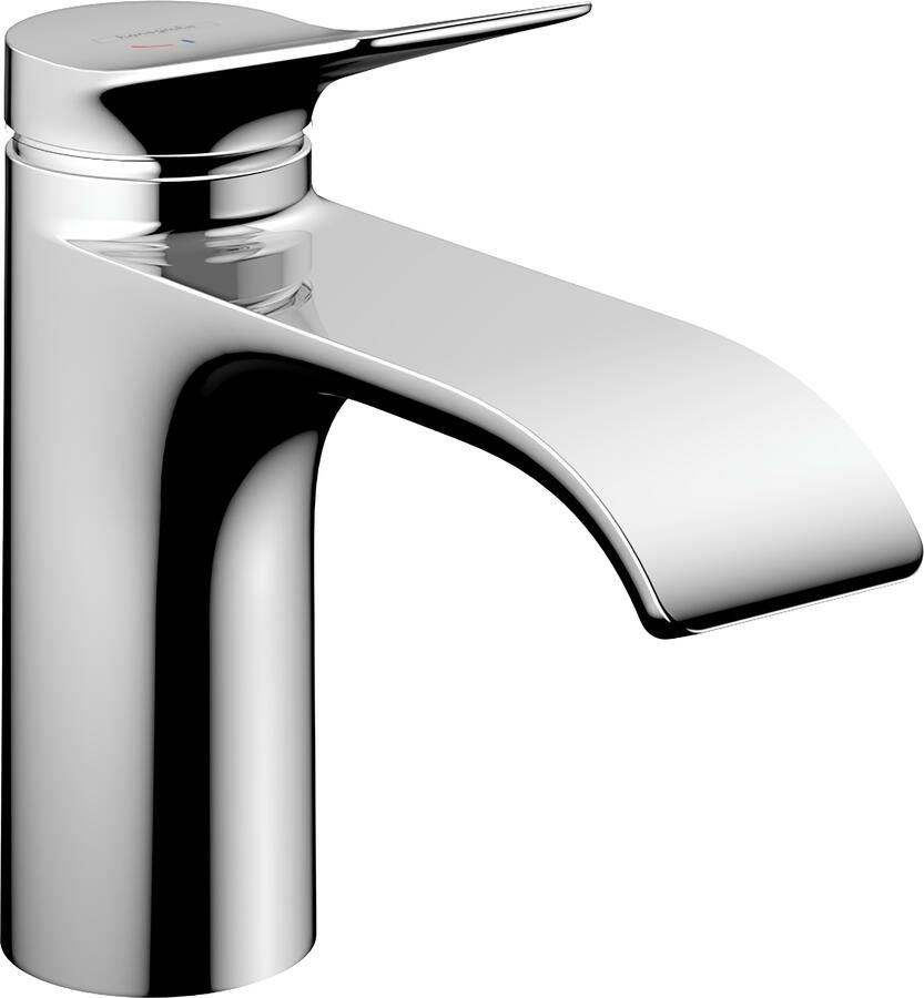 Hansgrohe Vivenis ééngreeps wastafelkraan 80 CoolStart met pop-up trekwaste chroom
