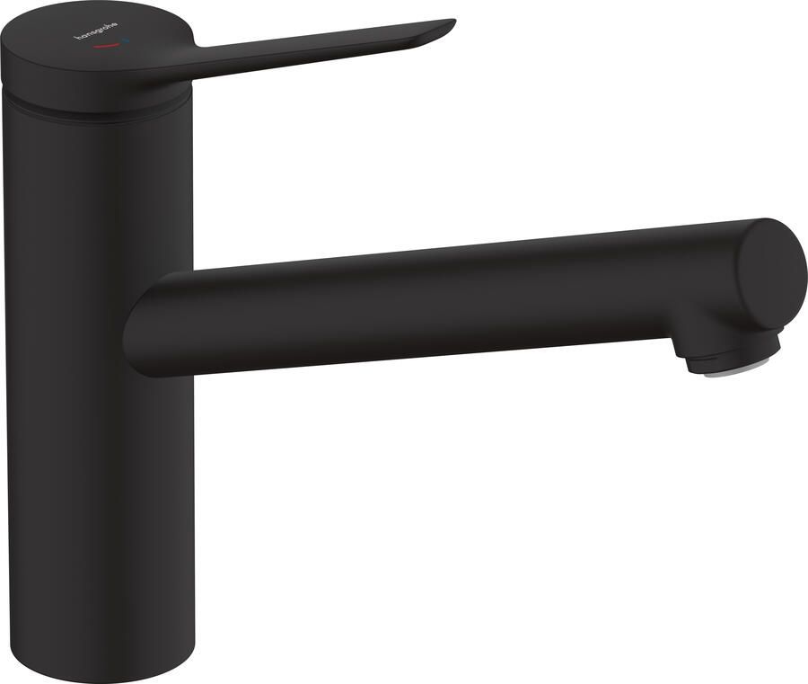 Hansgrohe Zesis M33 ééngreeps keukenmengkraan 150 CoolStart EcoSmart 1jet mat zwart