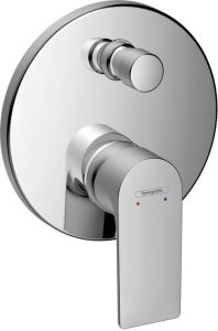 Hansgrohe Rebris E ééngreeps badmengkraan inbouw voor iBox universal chroom