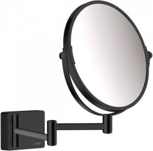 Hansgrohe Addstoris make-up spiegel 3x vergroting mat zwart 41791670