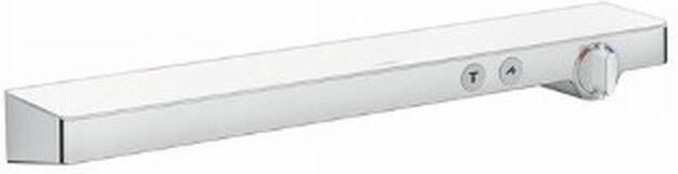 Hansgrohe ShowerTablet Select opbouw douchekraan thermostatisch Select 700 voor 2 douchefuncties (gelijktijdig) met koppelingen wit chroom 13184400