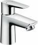 Hansgrohe Talis Es wastafelkraan 80 met push open garnituur chroom 71701000 - Thumbnail 1