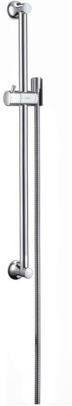 Hansgrohe Unica C Glijstang 65cm. Met Sensoflex Doucheslang 160cm. Brushed Nickel