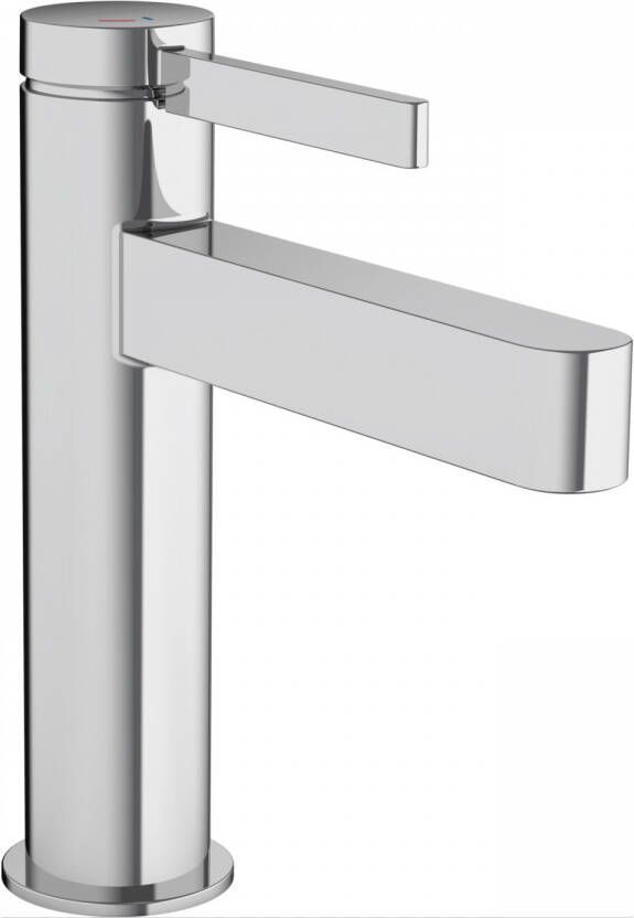 Hansgrohe Finoris ééngreeps wastafelmengkraan comfortzone 110 inclusief PushOpen wastegarnituur 18 2 cm chroom