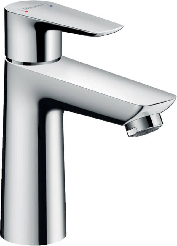 Hansgrohe Wastafelmengkraan Talis E 110 Eengreeps met Push-Open Afvoer Chroom