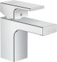 Hansgrohe Vernis Shape ééngreeps wastafelmengkraan 70 zinc met trekwaste chroom - Thumbnail 1