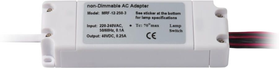 Hasler Trafo Niet dimbare trafo: geschikt voor min.1 & max.2 12V