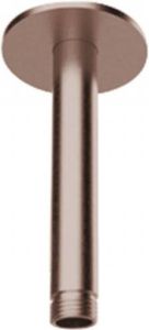 Herzbach SPA iX pvd plafondarm 100 rozet 70 rond copper 7x10cm steel 21.964810.1.39