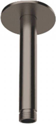 Herzbach SPA iX pvd plafondarm 100 rozet 70 rond black 7x10cm steel 21.964810.1.40