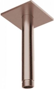 Herzbach SPA iX pvd plafondarm 100 rozetten 70 vierkant copper 7x10cm steel 21.964810.2.39