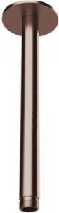 Herzbach SPA iX pvd plafondarm 200 rozetten 70 rond copper 7x20cm steel 21.964820.1.39