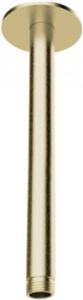 Herzbach SPA iX pvd plafondarm 200 rozetten 70 rond brass 7x20cm steel 21.964820.1.41