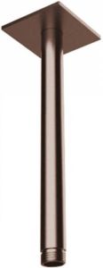 Herzbach SPA iX pvd plafondarm 200 rozetten 70 vierkant copper 7x20cm steel 21.964820.2.39