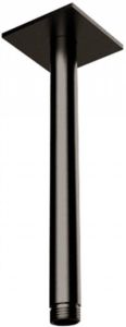 Herzbach SPA iX pvd plafondarm 200 rozetten 70 vierkant black 7x20cm steel 21.964820.2.40