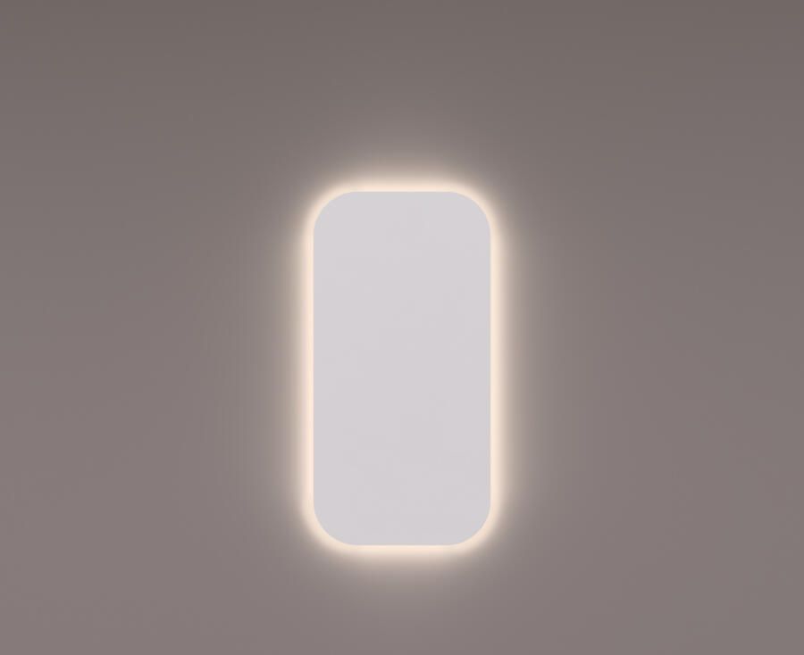 Hipp Design Spiegel SPV B01 Rechthoek 40x80 cm Met Verlichting Incl. Spiegelverwarming