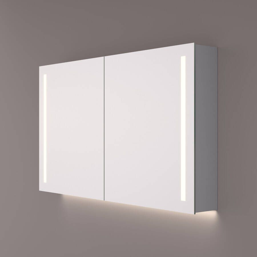 Hipp Design Spiegelkast SPK 42000 Rechthoek Met Verlichting Incl. Spiegelverwarming en Stopcontact (Alle Maten)