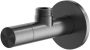 Hotbath Archie AR2002 hoekstopkraan met filter rond RVS 316 Geborsteld Gunmetal PVD - Thumbnail 1