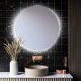 Hotbath Cobber MC080 spiegel rond 80 cm inclusief indirecte verlichting en spiegelverwarming ip44 - Thumbnail 1