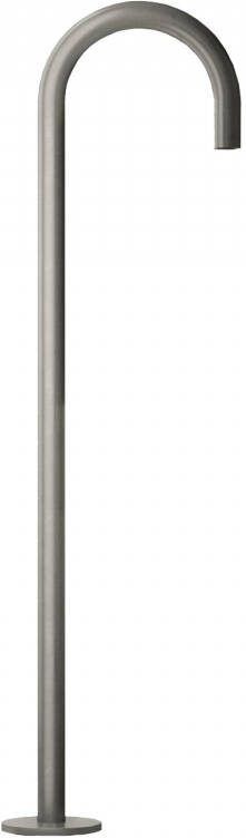 Hotbath Baduitloop Cobber Vrijstaand 106 cm Geborsteld Nikkel