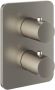 Hotbath Gal afbouwdeel voor inbouw douchethermostaat met 2-weg stop-omstel 18 x 13 cm geborsteld nikkel PVD - Thumbnail 1