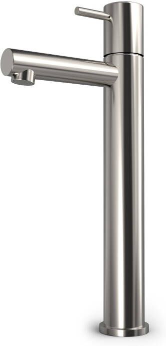 Hotbath Fonteinkraan Cobber 1-hendel Recht 23 cm Rond Geborsteld Nikkel