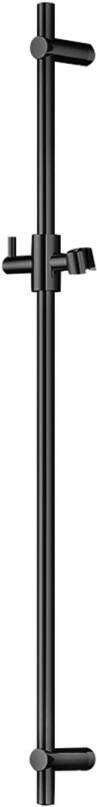 Hotbath Glijstang Cobber 90cm rond ⌀2cm Zwart Chroom