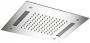 Hotbath Mate inbouwhoofddouche vierkant 30x30cm met LED verlichting en watersensor nikkel geborsteld M174GN - Thumbnail 1