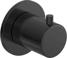 Hotbath Stopkraan Cobber Geborsteld Zwart PVD