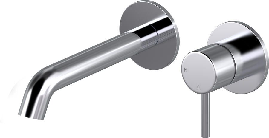 Hotbath BUDDY Afbouwdeel tbv Inbouw wastafelkraan 18cm Chroom (B105EXT18CR)