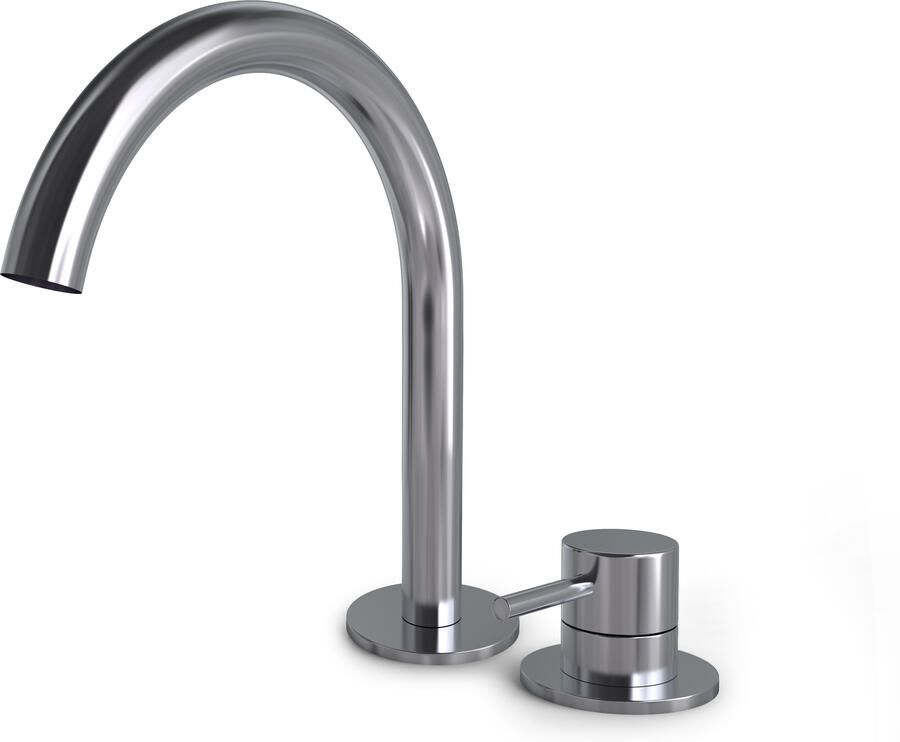 Hotbath BUDDY Wastafelmengkraan 2 gats Chroom (B123CR)