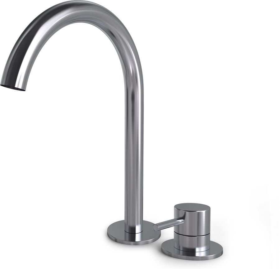 Hotbath BUDDY Wastafelmengkraan 2 gats Hoog model Chroom (B123HCR)