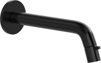 Hotbath Buddy Fonteinkraan uitloop 18.6cm inbouw inkortbaar Geborsteld zwart PVD UW001MBP