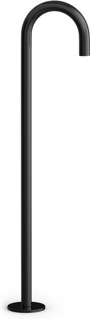 Hotbath COBBER Vrijstaande baduitloop Gepolijst Zwart PVD (CB076PBP)