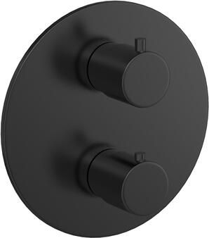 Hotbath Douchethermostaat Cobber Inbouw 2-weg Geborsteld Zwart PVD (excl. inbouwdeel)