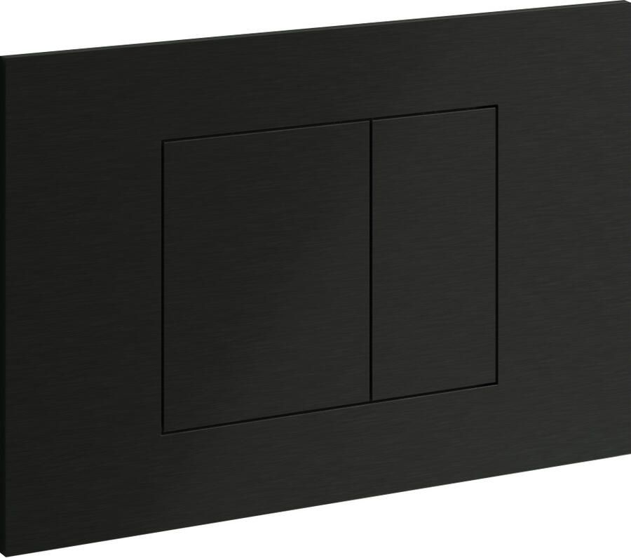 Hotbath &MORE Bedieningspaneel geschikt voor Geberit U Geborsteld Zwart PVD (BAS320MBP)