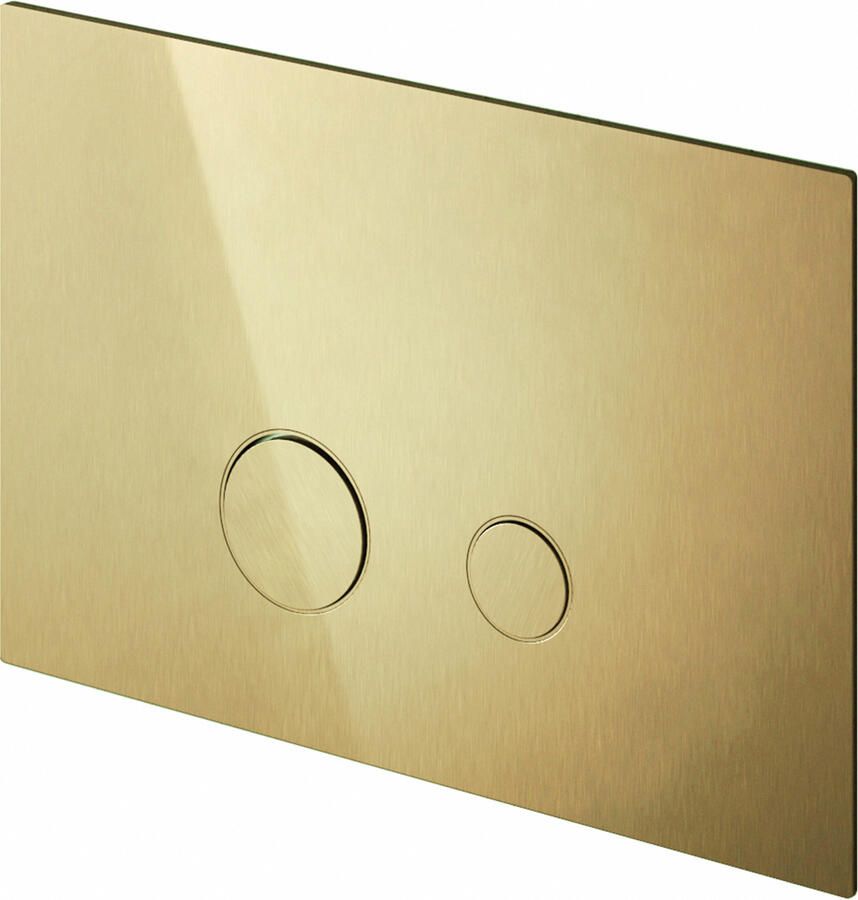 Hotbath &MORE Bedieningspaneel geschikt voor Geberit UP320 Geborsteld Messing PVD (BAR320BBP)