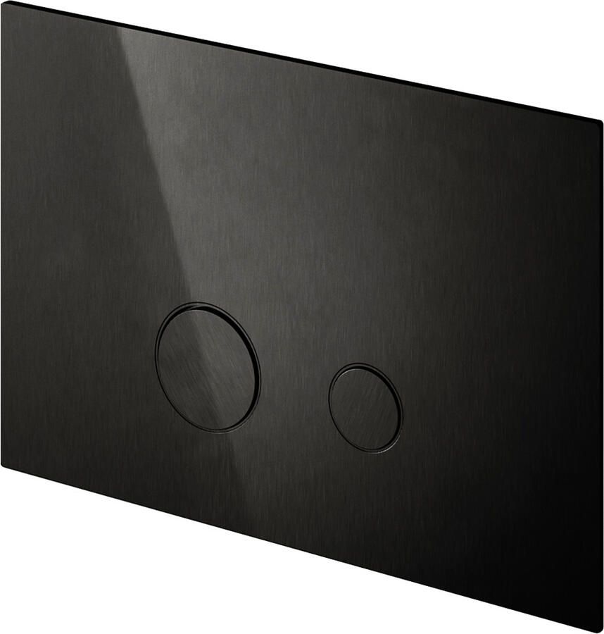 Hotbath &MORE Bedieningspaneel geschikt voor Geberit UP320 Geborsteld Zwart PVD (BAR320MBP)