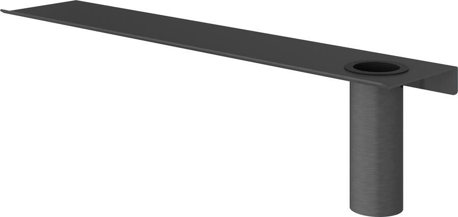 Hotbath &MORE Beker voor planchet serie Geborsteld zwart PVD SHA01MBP