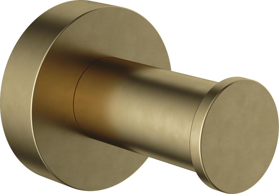 Hotbath &MORE Haak BB Living Colours vormen een Poetsbaar patina Geborsteld Messing (BAA03BB)