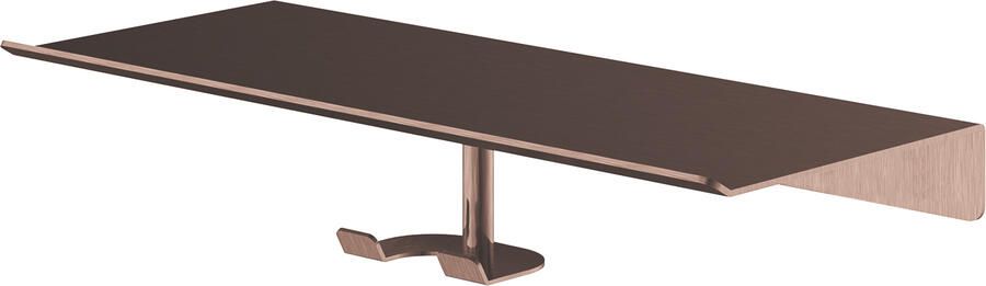 Hotbath enMORE Haak Voor Glaswisser voor planchet serie Geborsteld koper PVD SHA06BCP