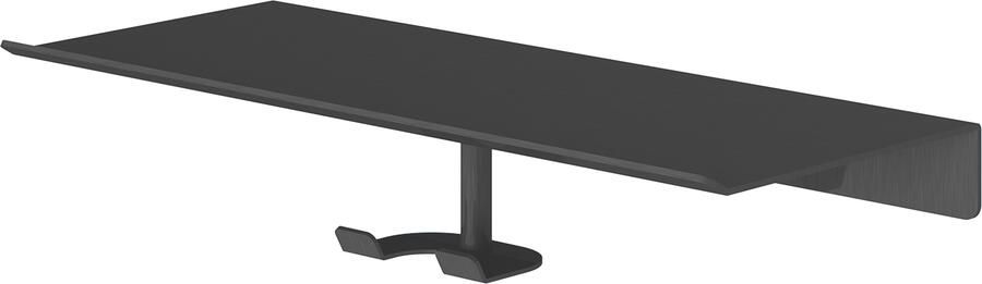 Hotbath enMORE Haak Voor Glaswisser voor planchet serie Geborsteld zwart PVD SHA06MBP